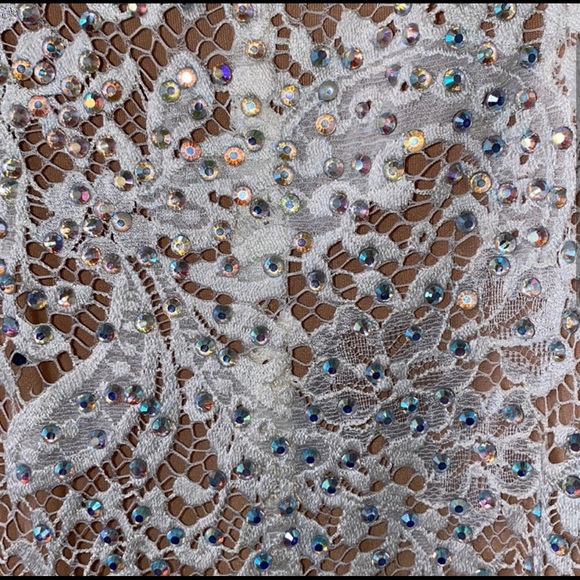 Jovani Crystal gown. Size 10. Worn once - Picture 4 of 9